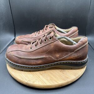 Dr Martens 11200 Mens Size 13 Shoes Brown Pebbled Leather Lace Up Oxford